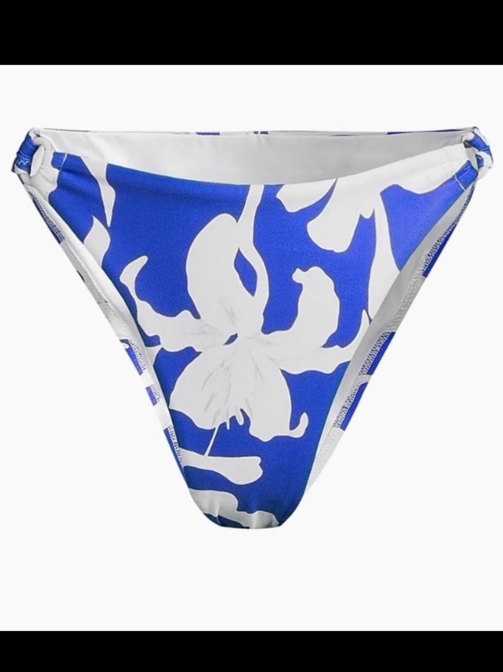 NWT - Milly Blue and White Floral Bikini Bottom